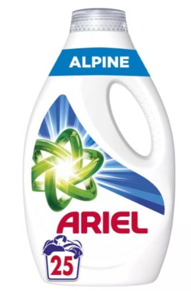 Detergente Líquido Alpine 25 Lavados 1375 ml Ariel