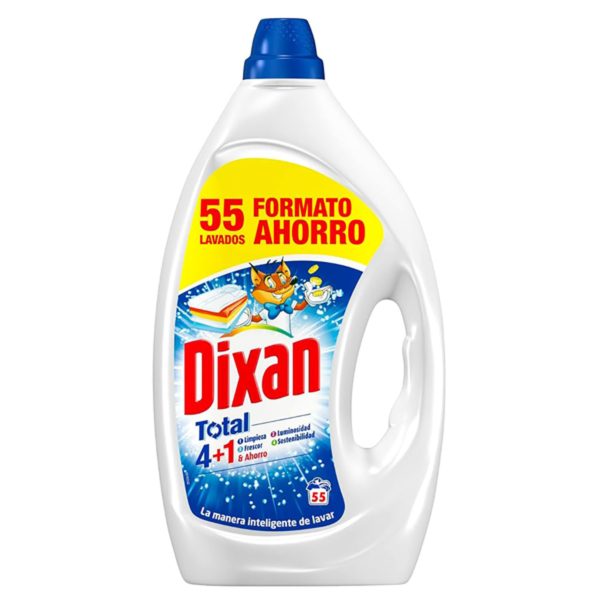 Dixan Detergente Azul 55 πλύσεις 2,475 λίτρα