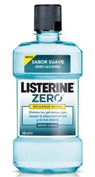 Enjuague Listerine 500 ml. Zero Mentol