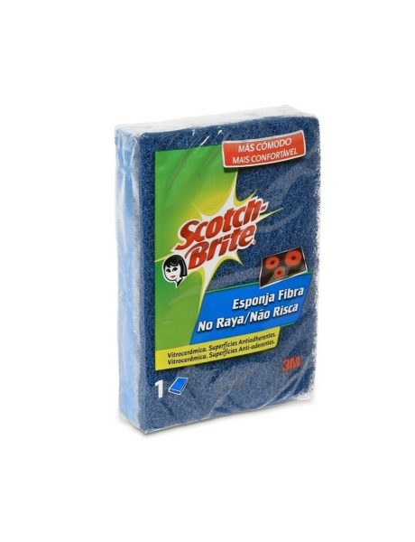 Estropajo SCOTCH spons die niet krast 1 Ud blauw