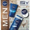 Estuche 3 Piezas gel 250 ml – Gel Limpiador 100 ml – Crema Body 30 ml Nivea Men