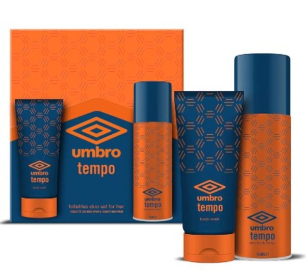 Estojo Umbro Women Tempo Desodorante 150 ml. Spray + Gel 250 ml.
