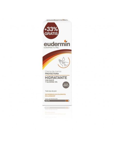 Eudermin Handcrème Beschermend Droge Huid 75Ml + 33% Gratis