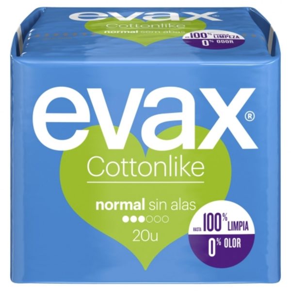 Evax Cottonlike Normal sem asas 20 unidades