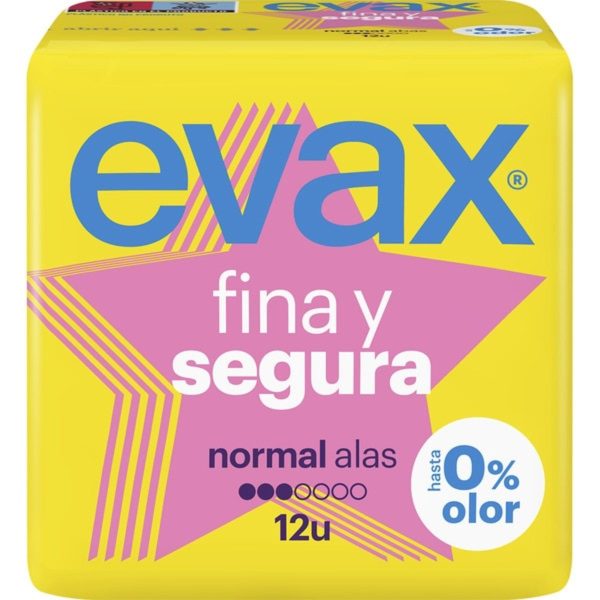 Evax Fina Segura Compresas con Alas