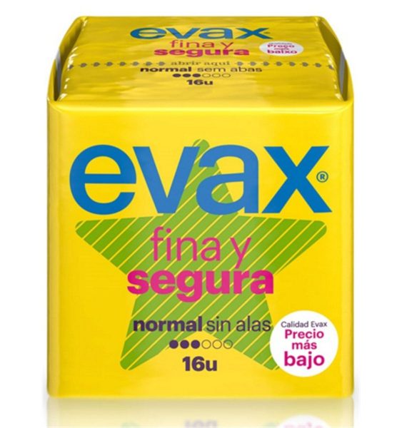 Evax Fina y Segura Normal sin alas 16 unidades
