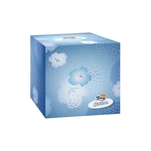 Foxy Cotton Χαρτομάντηλα σε κάδο 60 μονάδες