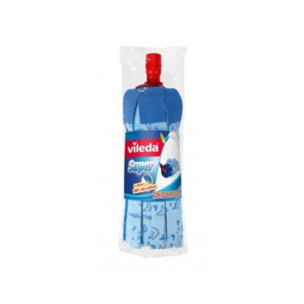 Mopp VILEDA Mikrofaser super Streifen blau