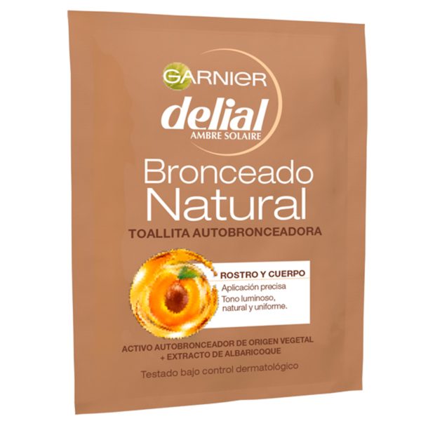 Garnier Delial Natuurlijke bruining doekje autobronzer 56 ml