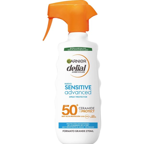 Garnier Delial Sensitive Advanced 270 ml Beschermende Melk SPF 50+ 0% Vet
