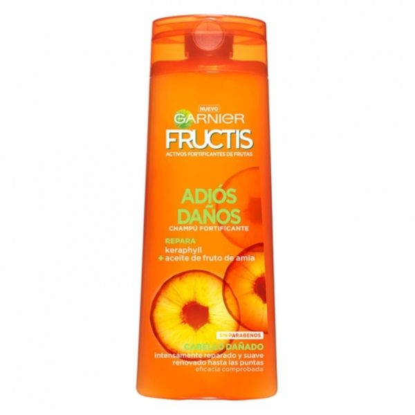 Garnier Fructis Champú Adiós Daños Repara cabello 360 ml