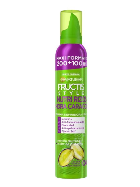 Garnier Fructis Mousse Hydra Boucles 5 Actions 300 ml