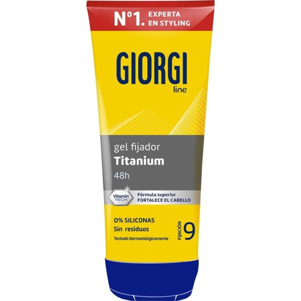 GIORGI Line Gel Fixateur Titane 48 h 0% silicones fixation 9 170ml