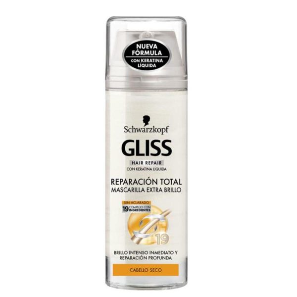Gliss Mascarilla Extra Brillo Total Repair 150 ml