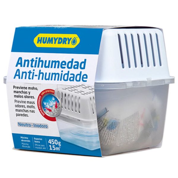 Humydry Compact 450g Antihumiditeit neutraal Toiletapparaat + 1 vervanging