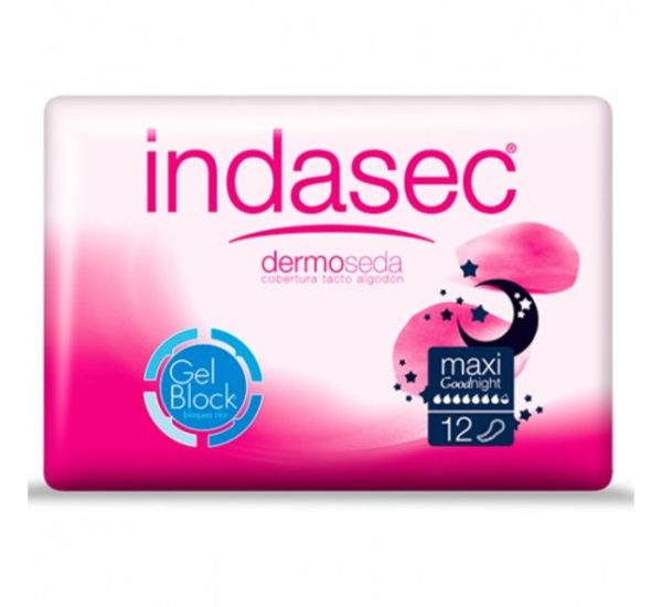 Indasec Dermoseda maxi nacht 12 eenheden