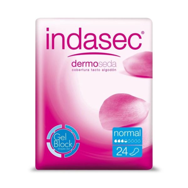 Indasec DermoSeda Normal Gel bloc 24 unités