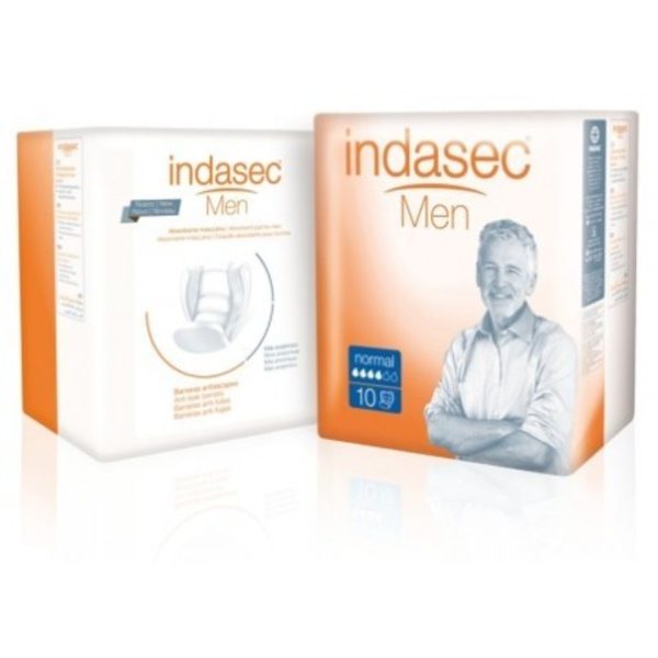 Indasec Men Absorbent masculin normal 10 ud