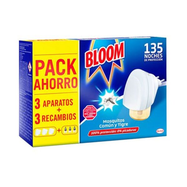 Insecticide Elektrisch 3 Apparaten+3 Vervangingsonderdelen Bloom