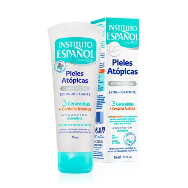 Instituto Español Huid Atopische Crème gezichts extra hydraterende 75 ml