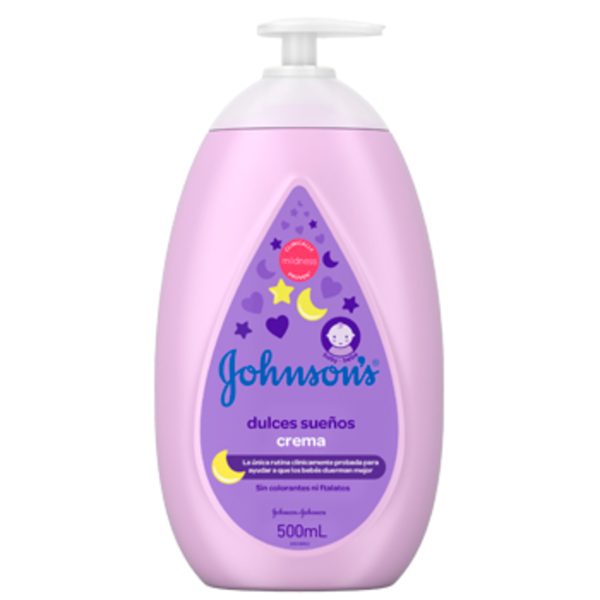 Johnson’s Baby Zoete Dromen Lichaamscrème 500 ml dosificador