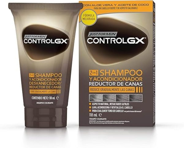 Just For Men Control Gx Reductor de canas Champú y acondicionador 118 ml