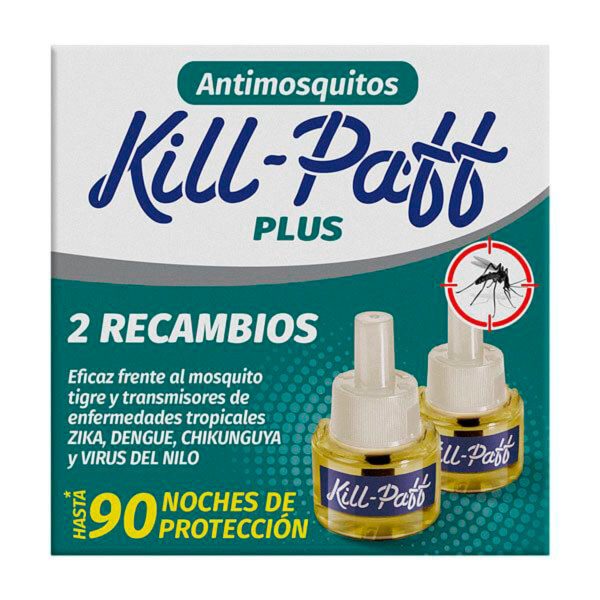 Kill Paff Insecticide Vervangingsset 2 Stuks 90 Nachten