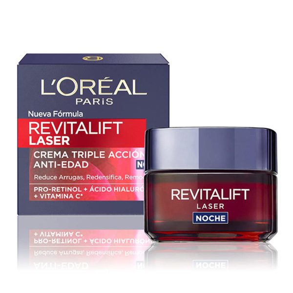 L´Oréal París  50 ml Crema de Noche Anti-Edad Revitalift Laser