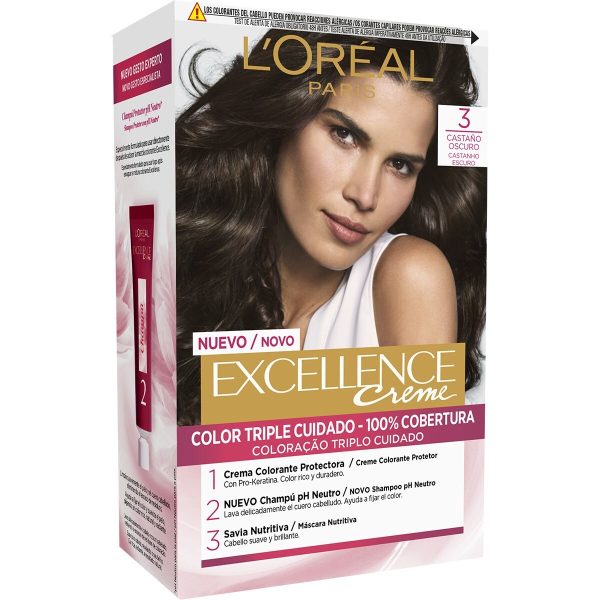 L’Oreal Paris Tinte Excellence Crème 03 Châtain Foncé