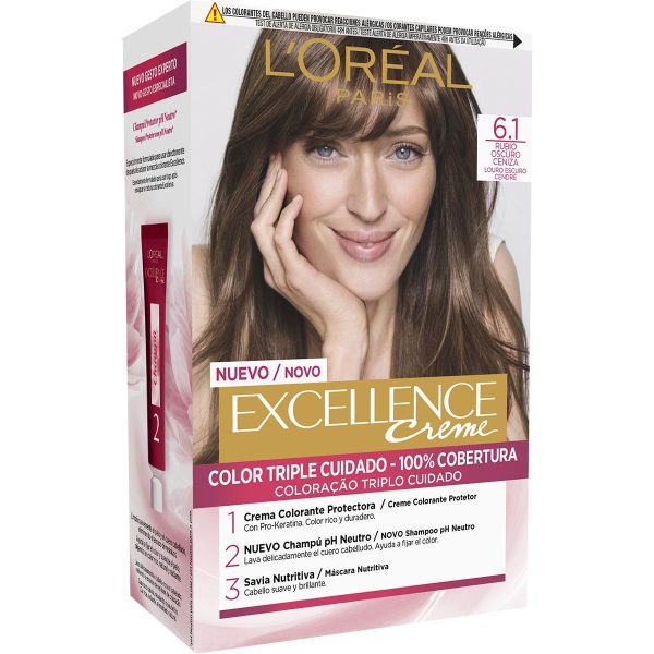 L’Oreal Paris Tinte Excellence Crème 06.1 Blond foncé cendré