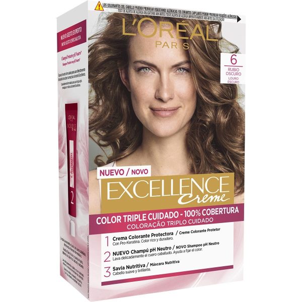 L’Oreal Paris Tinte Excellence Crème 06 Blond Foncé
