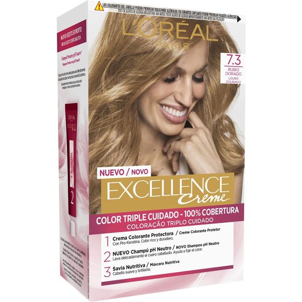 L’Oreal Paris Teinture Excellence Crème 07.3 Blond Doré