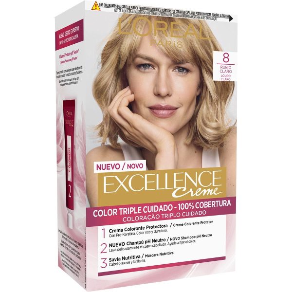 L’Oreal Paris Tinte Excellence Crème 08 Blond Clair