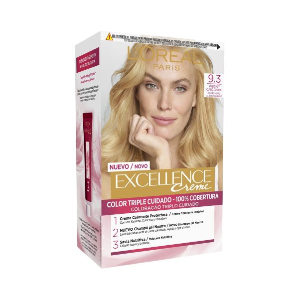 L’Oreal Paris Tinte Excellence Crème 09.3 Blond Très Clair Doré
