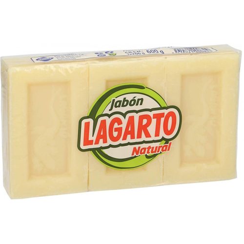 Lagarto Jabón natural pastilla pack 3 unidades x 200 g