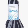 Ligerina Dweil Microvezel Strips Zwart-Grijs 150g