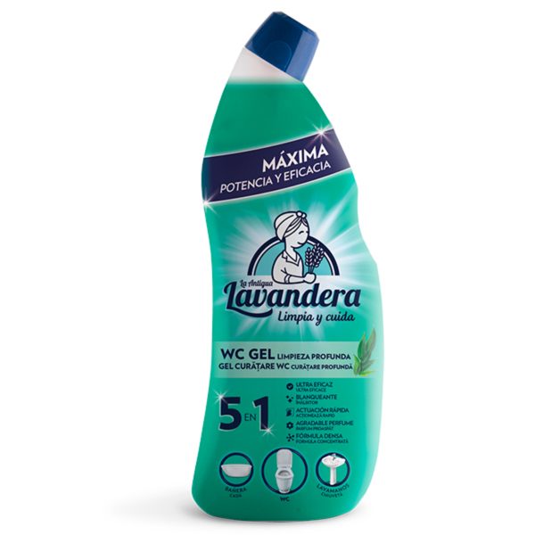 Καθαριστικό WC Lavandera με χλώριο 750 ml