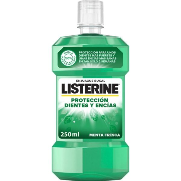 Listerine Enxague 250 Dentes e Gengivas Menta Fresca