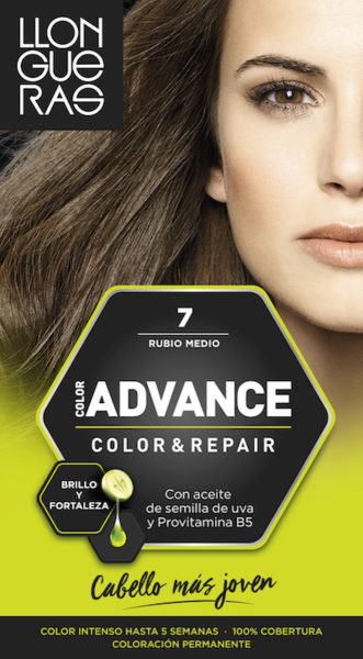 Llongueras Color Advance Teinture cheveux 7 blond moyen