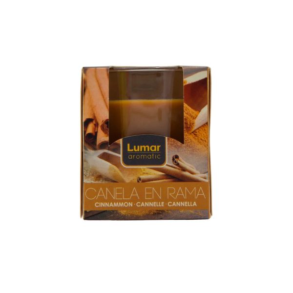 Lumar Aromatic Bougie Parfumée Cannelle en Branche 125g