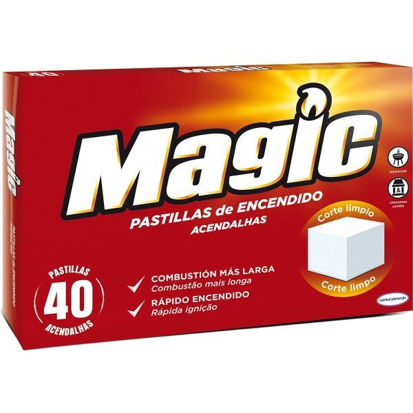 Magic Instant Pastillas Feueranzünder Behälter 40 Stk