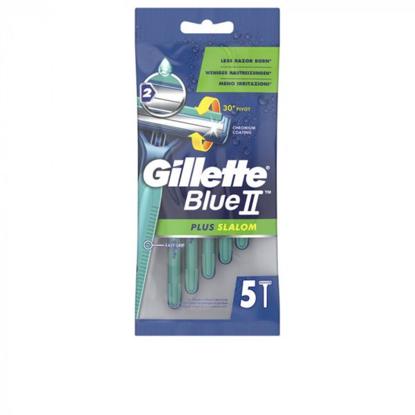 Gillette Blue II Plus Slalom Rasierer 5 Stück
