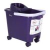 Mery Cubo con ruedas + escurridor color morado 14 litros