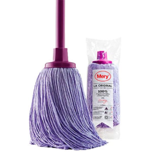 Mery La Original Ersatz Wischmopp 100 % Mikrofaser lila 1 ud