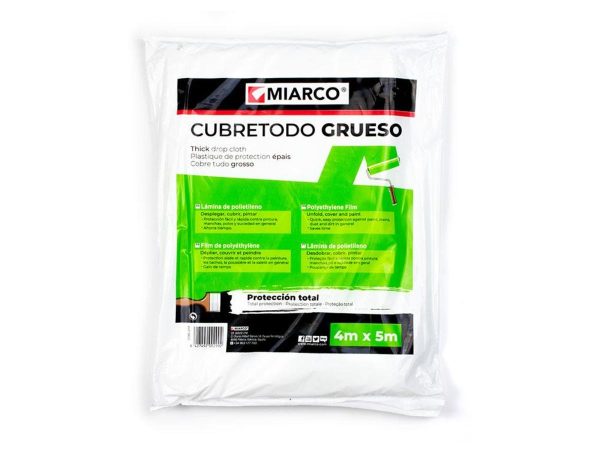 Miarco Dickes Plastik Allzweck 4 m x 5 m