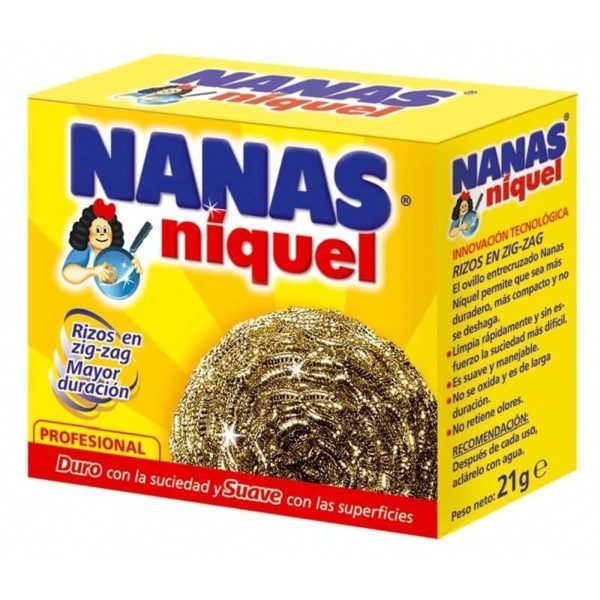 Nanas Nikkel Schuurspons 1 st x 21 g