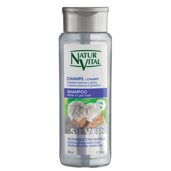 Natur Vital Silver Shampoing cheveux blancs et gris 300 ml