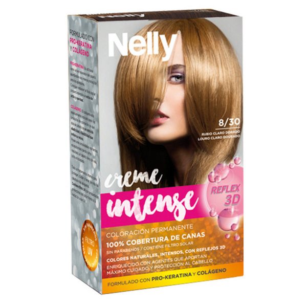 Nelly Teinture Blond Clair Doré 8.3
