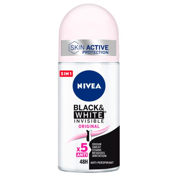 Nivea Preto & Branco Invisível Desodorante roll-on 50 ml