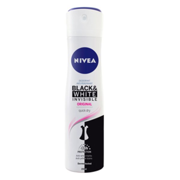 Nivea Black & White Invisible Original Déodorant spray 200 ml